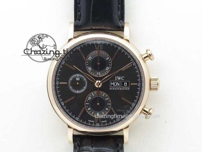 MIROTIME 0522 Pilot Chrono RG 3878 ZF Best Edition Grey Dial On Brown Leather Strap A UrbanChic 7330